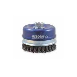 Cup brush Osborn Ø100xM14 steel wire size 0.8