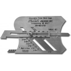 GAL adjustable fillet welging gauge metric