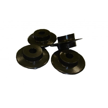 Set of 4 wheels for pipe cutter Cast Iron and Ductile Iron