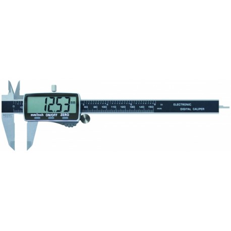 Precision stainless steel digital caliper 150 mm 1/100 - DIN 862