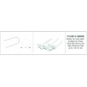 Ceramic for welding round profile Ø10 mm 8063-A/10