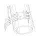Collier de centrage MF Medi - Patin 135mm