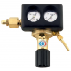 Pressure reducer with Flowmeter 0-20L