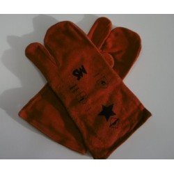 Gant Soudeur Rouge étoile 3 doigts