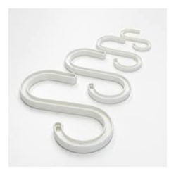 Crochet CableSafe® 12'' / 190 kg  blanc - 6 pièces